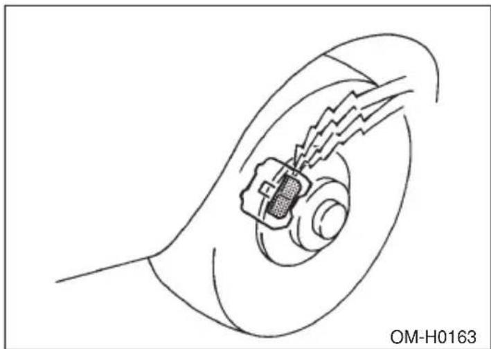 SUBARU Legacy (2002) - CAUTION - 1