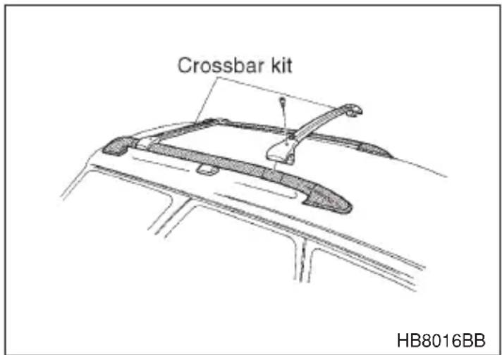 Crossbar kit HB8016BB