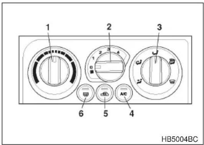 1 2 3 6 5 4 HB5004BC