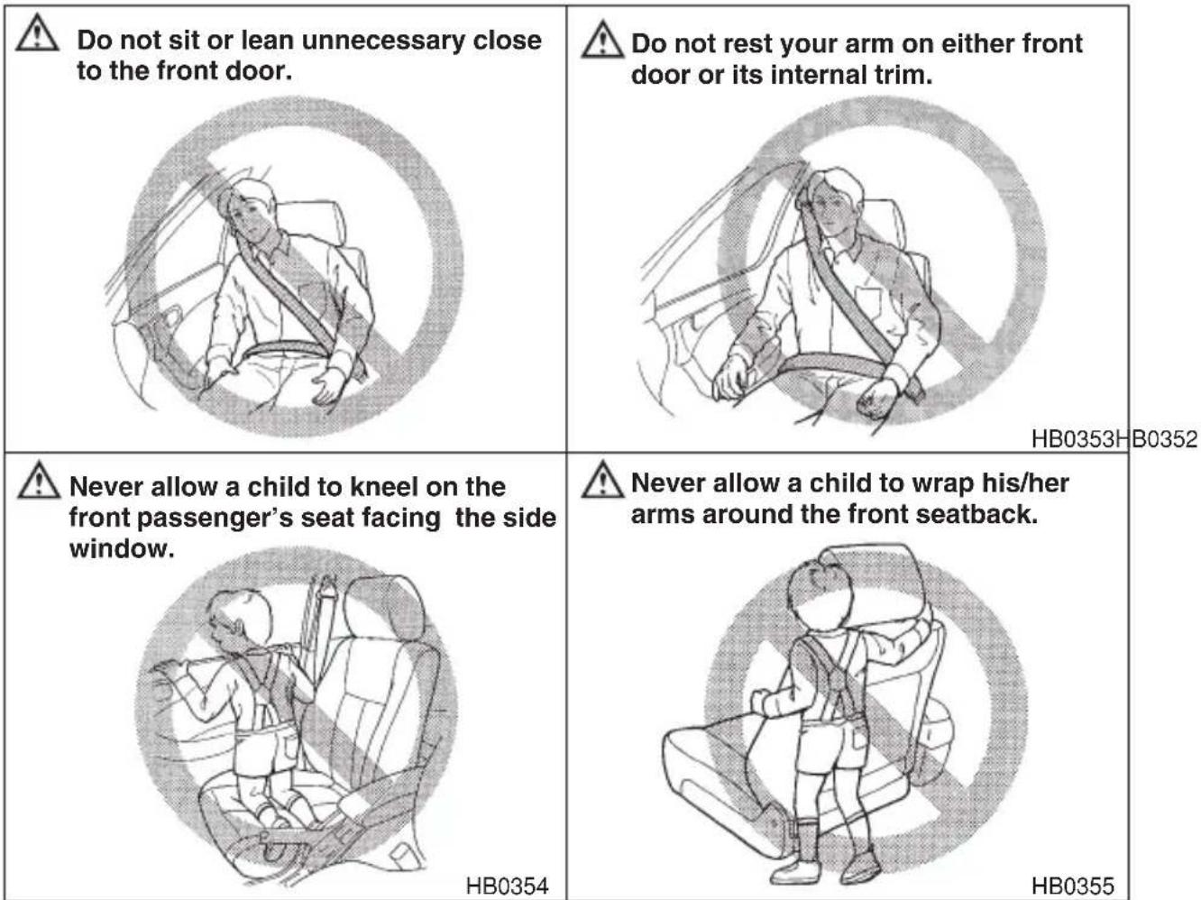 SUBARU Legacy (2002) - WARNING - 1