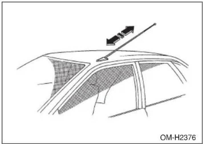 SUBARU Legacy (2002) - ▼Pillar mounted antenna - 1