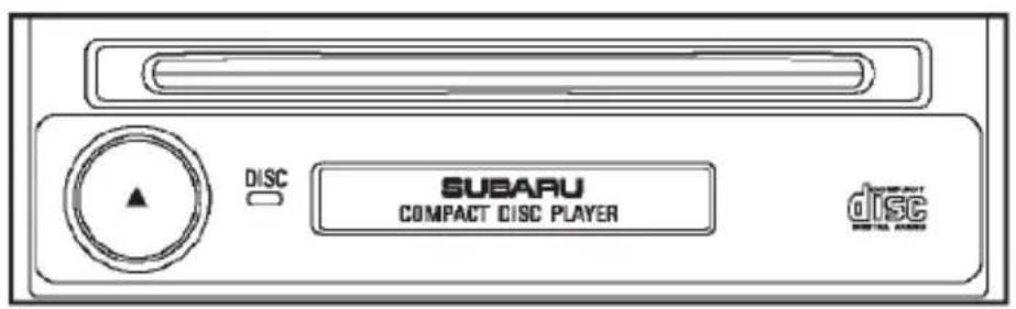 DISC SUBARU COMPACT DISC PLAYER DISCUIT SPRING AWARE