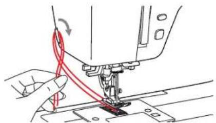 MIO STAR MC 1500 Dressmaker - Unterfaden heraufholen - 3