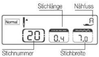 MIO STAR MC 1500 Dressmaker - Stich auswählen - 1