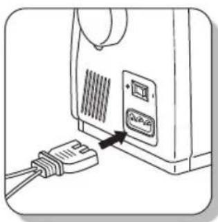 MIO STAR M 10 Stitch - Maschine an Stromnetz anschliessen - 1