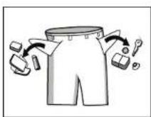 Jet Wash MG52-10508 - Please take out the items out of the pockets. - 1