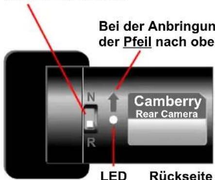 Camberry DC3010 - Die Kamera / Anschlüsse - Heckkamera - 4