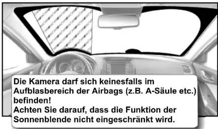 Camberry DC3010 - Montage / Teil 1 - Anbringung Frontkamera - 1
