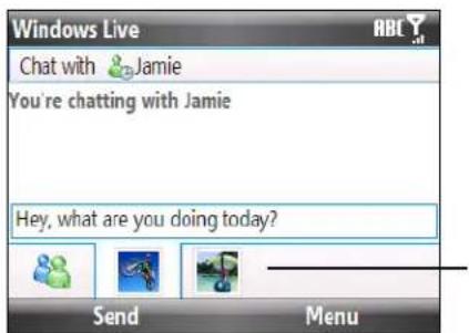 Windows Live Chat with Jamie You're chatting with Jamie Hey, what are you doing today? Send Menu
