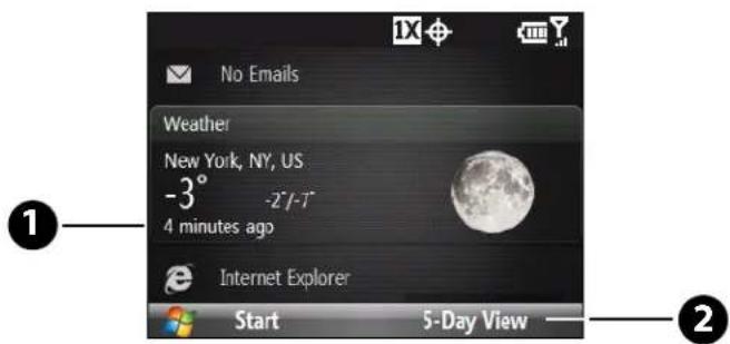 No Emails Weather New York, NY, US -3° -2'-7' 4 minutes ago Internet Explorer Start 5-Day View