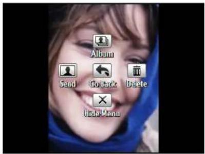 Album Send Go Back Delete Idle Menu