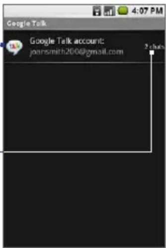 Google Talk Google Talk account: joansmith2000@gmail.com 3 chns