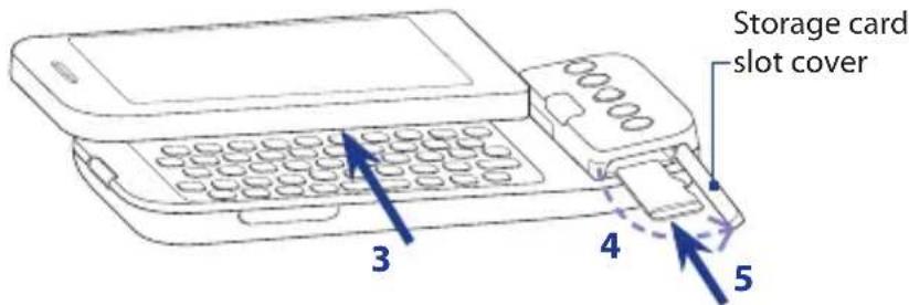 Storage card slot cover 3 4 5