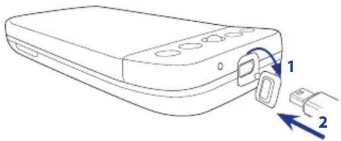 HTC Dream - To charge the battery - 1