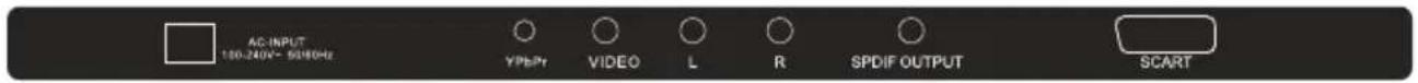 Cabletech URZ4024 - Tylne złącza AV (URZ4032) - 1