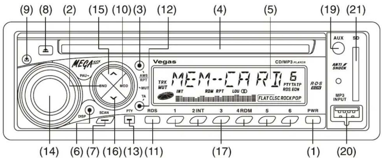 Megakick Vegas - Functions: - 1