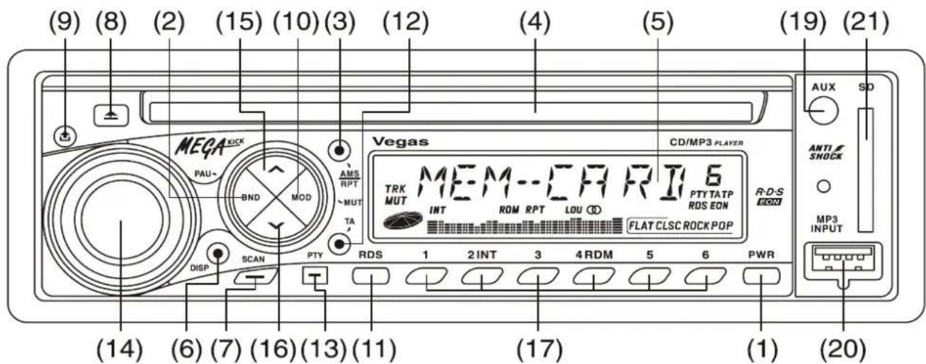 Megakick Vegas - Funktionen: - 1