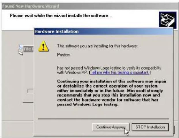 Datamax-O'neil I-Class Mark II - Schritt A: Installation des Windows-Schnittstellentreibers: - 6