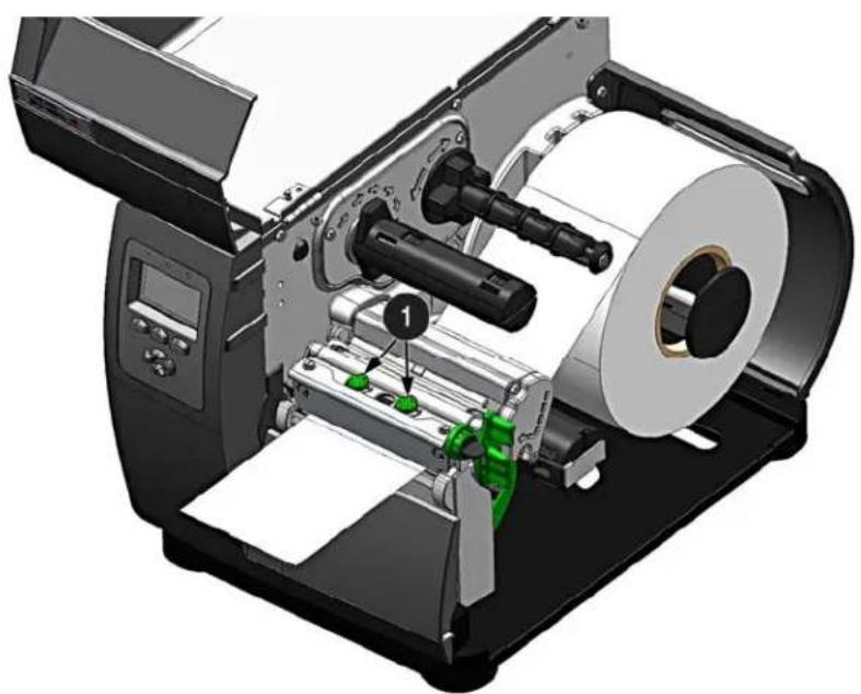 Datamax-O'neil I-Class Mark II - Anpassen des Druckkopfdrucks - 2