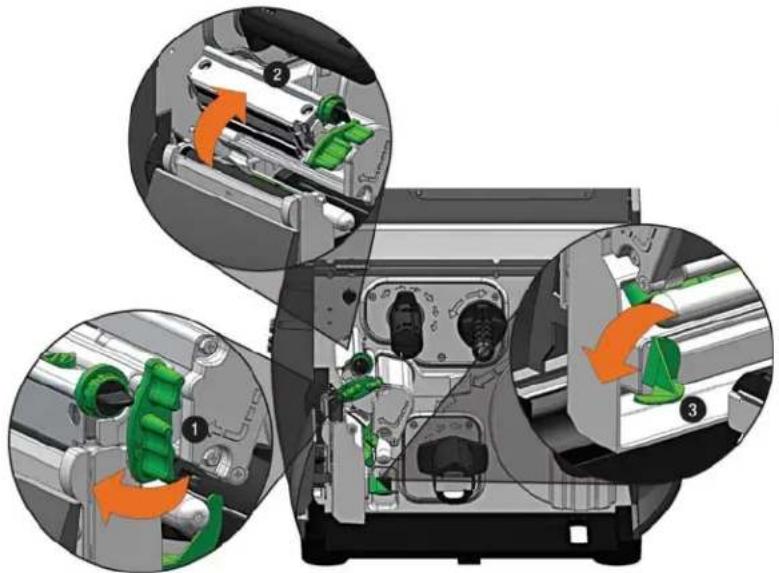 Datamax-O'neil I-Class Mark II - Einlegen von Druckmaterial - 1