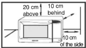 SAMSUNG M1933 - Installing Your Microwave Oven - 1