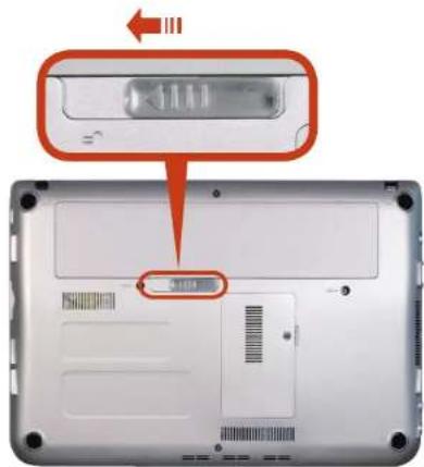 SAMSUNG NP-NF110 - Installing/Removing the Battery - 2