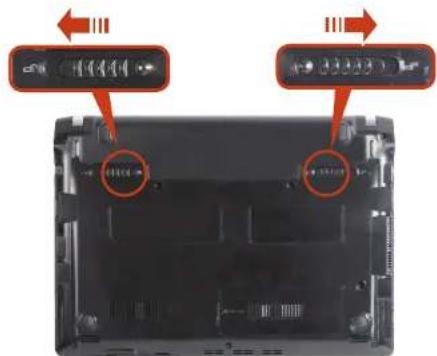 SAMSUNG NP-NF110 - Installing/Removing the Battery - 1