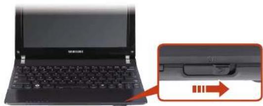 SAMSUNG NP-NF110 - Turning the computer on - 1