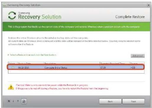 SAMSUNG NP-NF110 - Samsung Recovery Solution (Optional) - 1