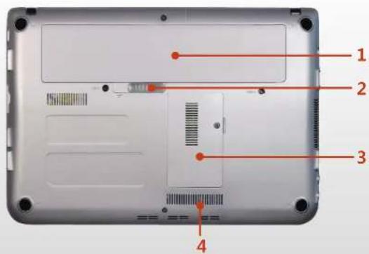 SAMSUNG NP-NF110 - Bottom View - 2