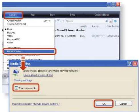 SAMSUNG NP-NF110 - Sharing Content in a Home Network (Easy Content Share) (Optional) - 2