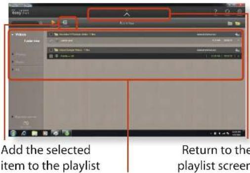 SAMSUNG NP-NF110 - Adding a video, photo or music file to the playlist - 1