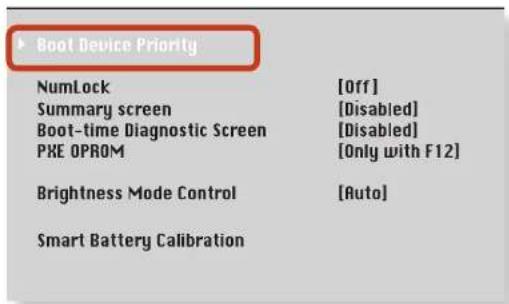 SAMSUNG NP-NF110 - Changing the Boot Priority - 2
