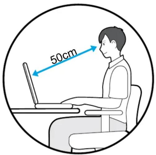 SAMSUNG NP-NC10P - Eye Position - 1