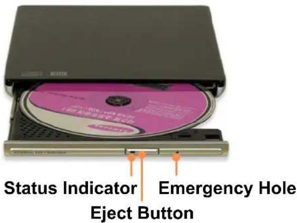 SAMSUNG NP-NC10P - Inserting and Ejecting a CD - 1