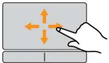 SAMSUNG NP-NC10P - Moving the cursor on the screen - 1