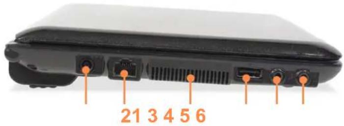 SAMSUNG NP-NC10P - Left View - 1