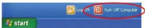 SAMSUNG NP-M70 - To turn off the computer - 1