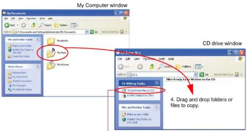 SAMSUNG NP-M70 - To write data on a CD (Option) - 3