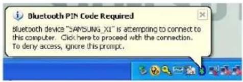 SAMSUNG NP-M70 - Exchanging Files between Bluetooth computers - 3