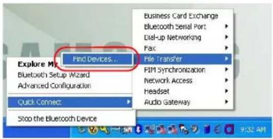 SAMSUNG NP-M70 - Exchanging Files between Bluetooth computers - 1