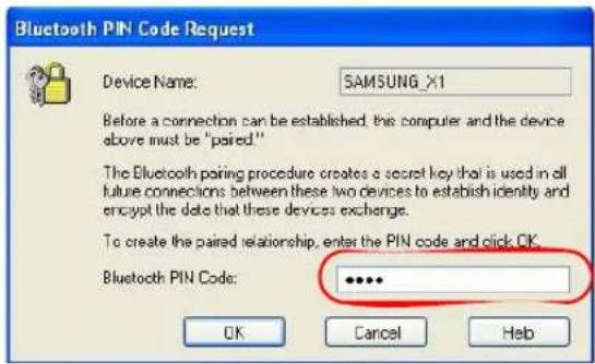 SAMSUNG NP-M70 - Exchanging Files between Bluetooth computers - 4