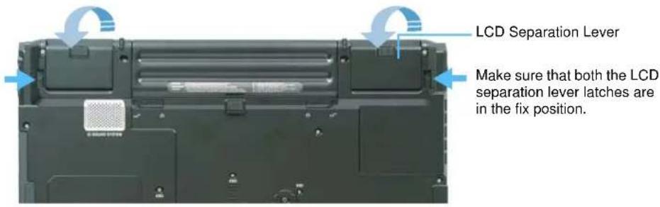 SAMSUNG NP-M70 - Separating the LCD Panel - 9