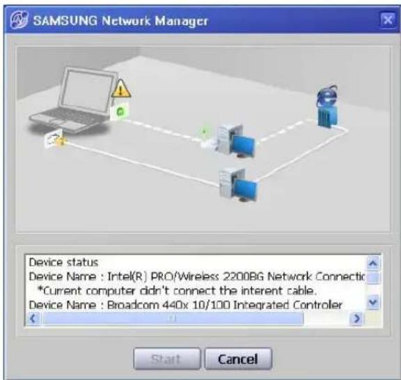SAMSUNG NP-M70 - Network Status Diagnosis - 1