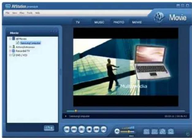 SAMSUNG NP-M70 - Playing a Movie(Video) File - 1