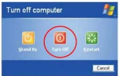 SAMSUNG NP-M50 - To turn off the computer - 2