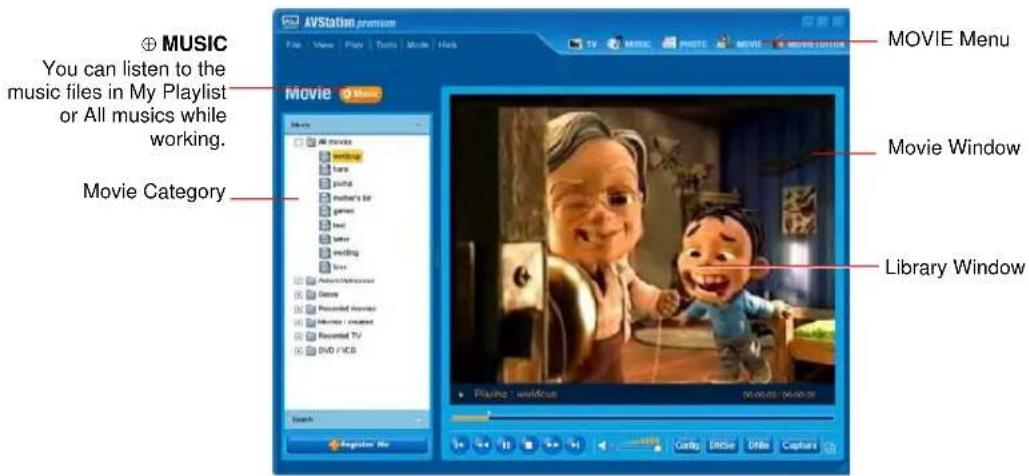 SAMSUNG NP-M50 - Playing a Movie - 1