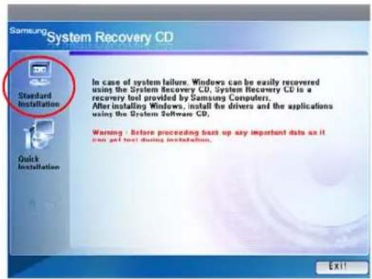 SAMSUNG NP-M50 - Reinstalling Windows - 1