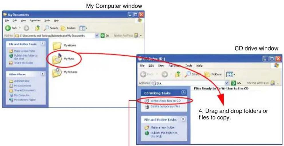 SAMSUNG NP-M50 - To write data on a CD (Option) - 3