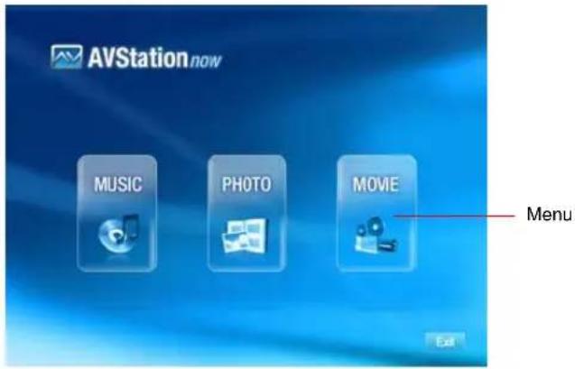 SAMSUNG NP-M50 - AVStation now Menus - 1